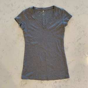 Banana Republic Gray V-Neck